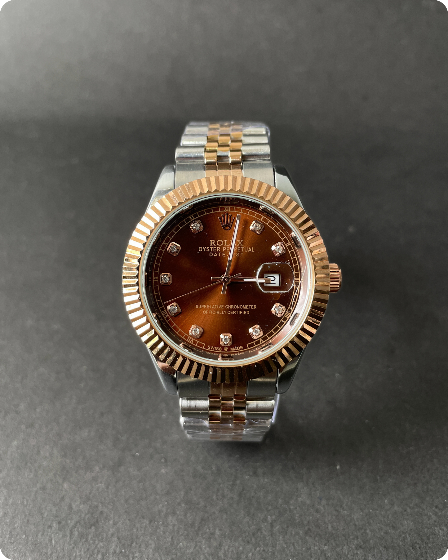 Rolx Datejust – Chocolate Diamond Dial