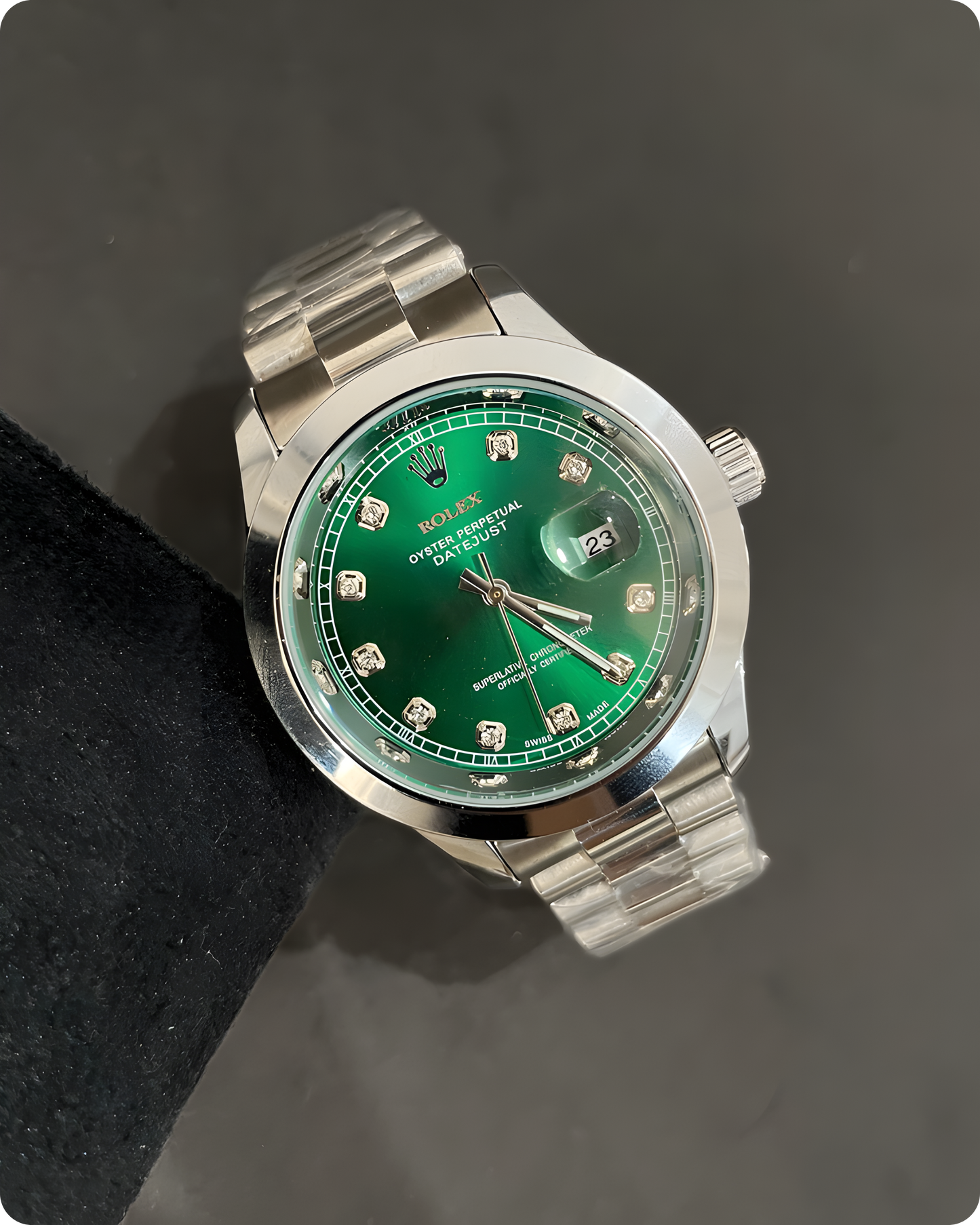 Rolx Datejust – Green Diamond Dial