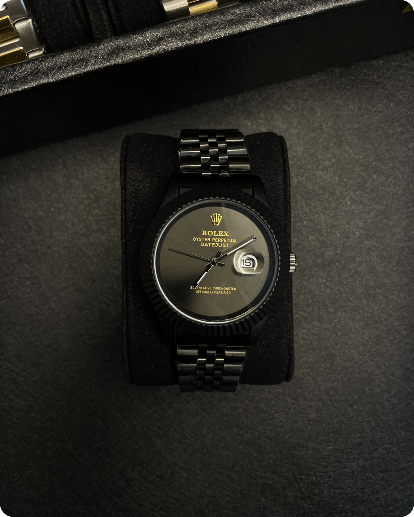 Rolx Datejust – Black Roman Dial