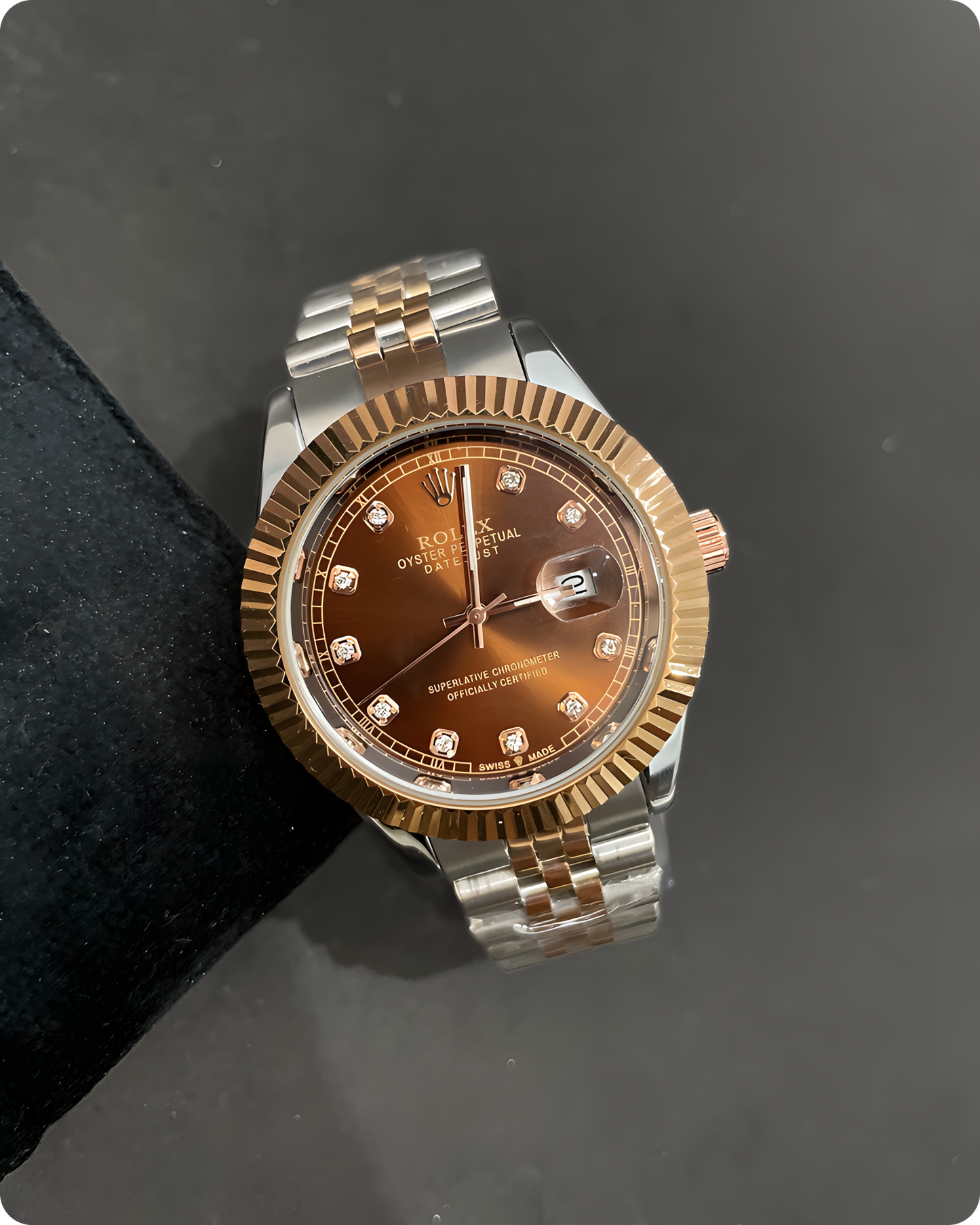 Rolx Datejust – Chocolate Diamond Dial