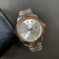 Rolx Datejust – Silver & Rose Gold