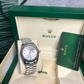 Rolx Date Just silver Diamond Dial